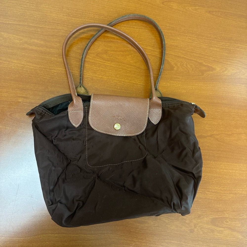 Longchamp Medium Le Pliage Tote in Brown